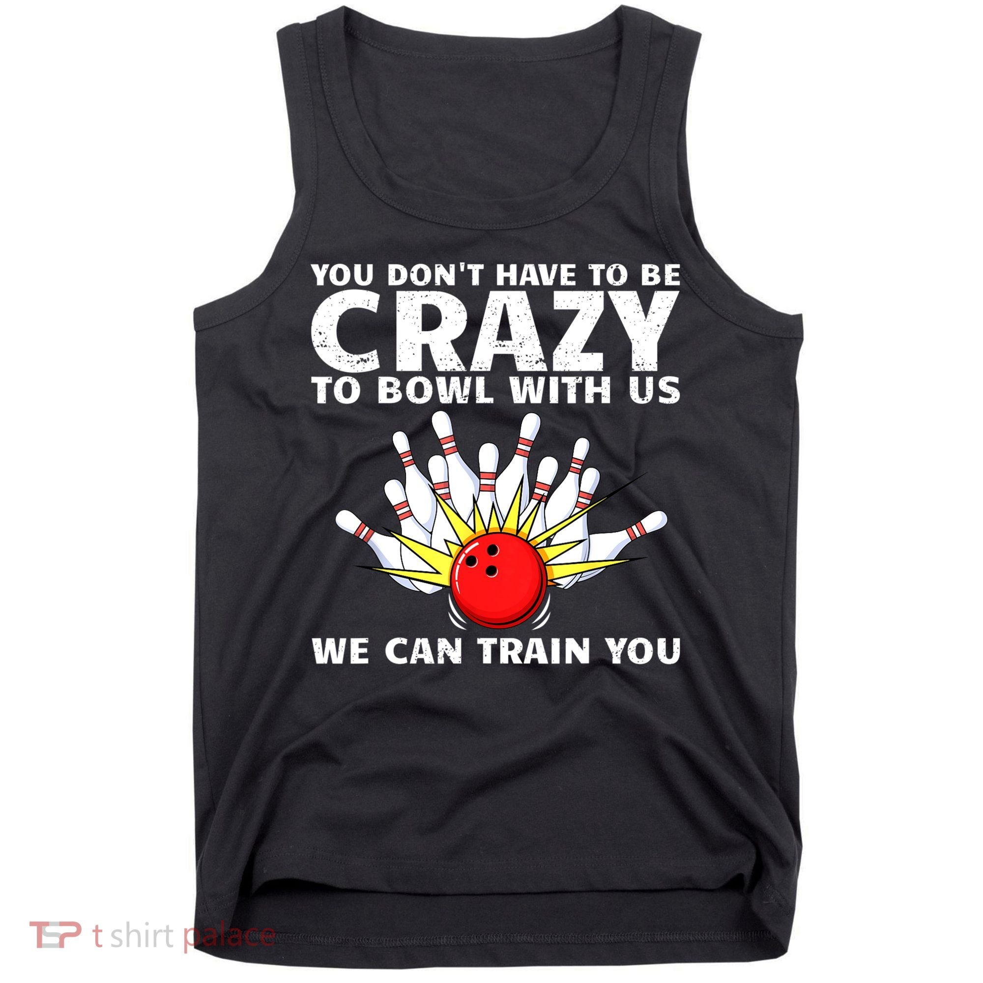 Funny Bowling For Women Bowler Team Bowling Target Spare Tank Top