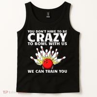 Funny Bowling For Women Bowler Team Bowling Target Spare Tank Top thumb 2
