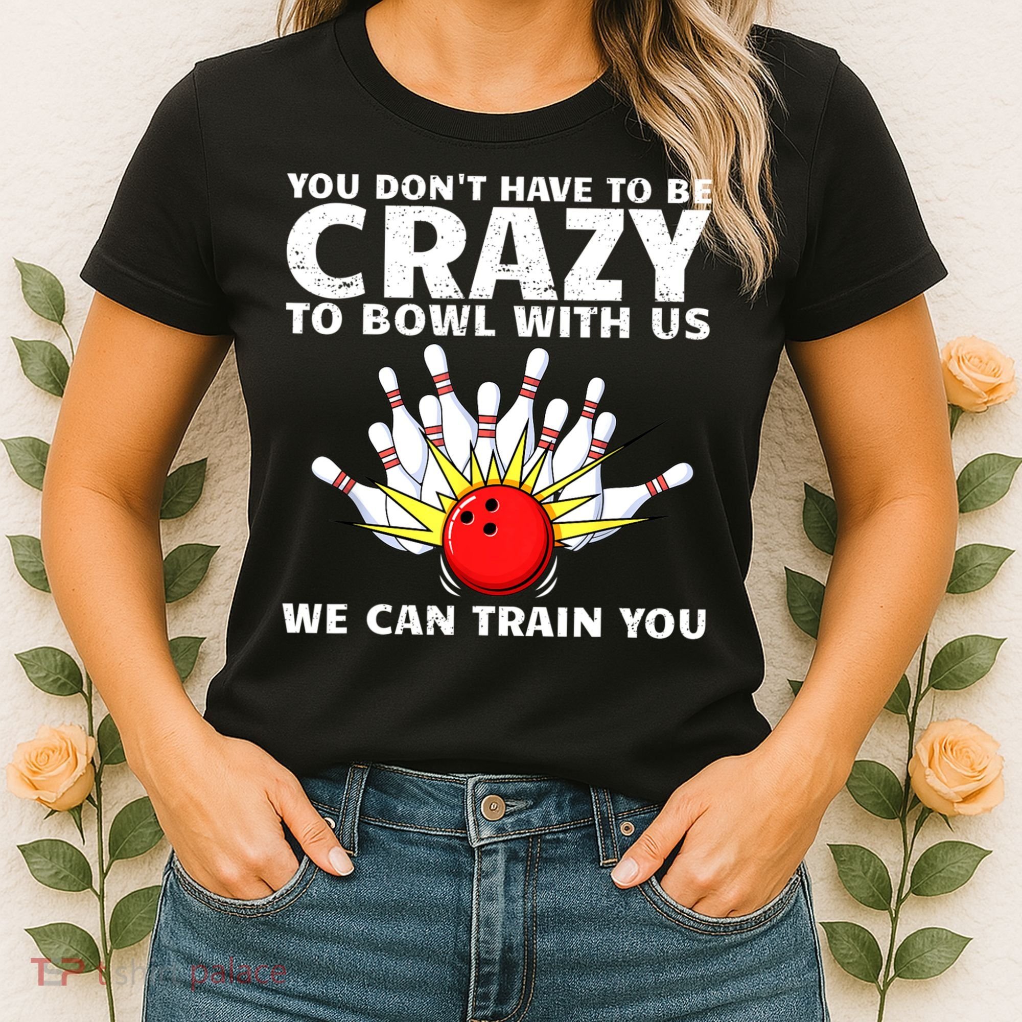 Funny Bowling For Women Bowler Team Bowling Target Spare Women's T-Shirt