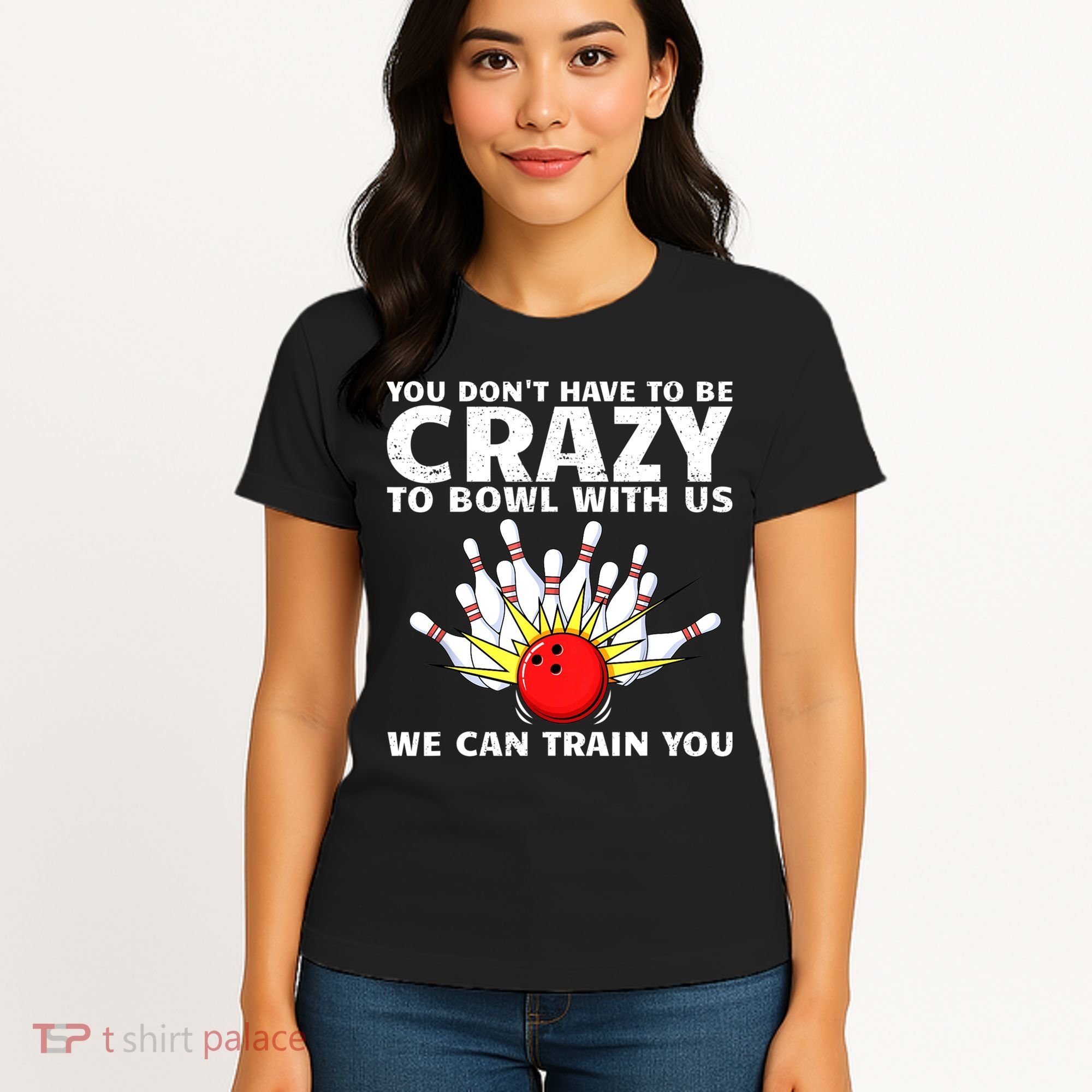 Funny Bowling For Women Bowler Team Bowling Target Spare Women's T-Shirt