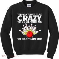 Funny Bowling For Women Bowler Team Bowling Target Spare Kids Sweatshirt thumb 0