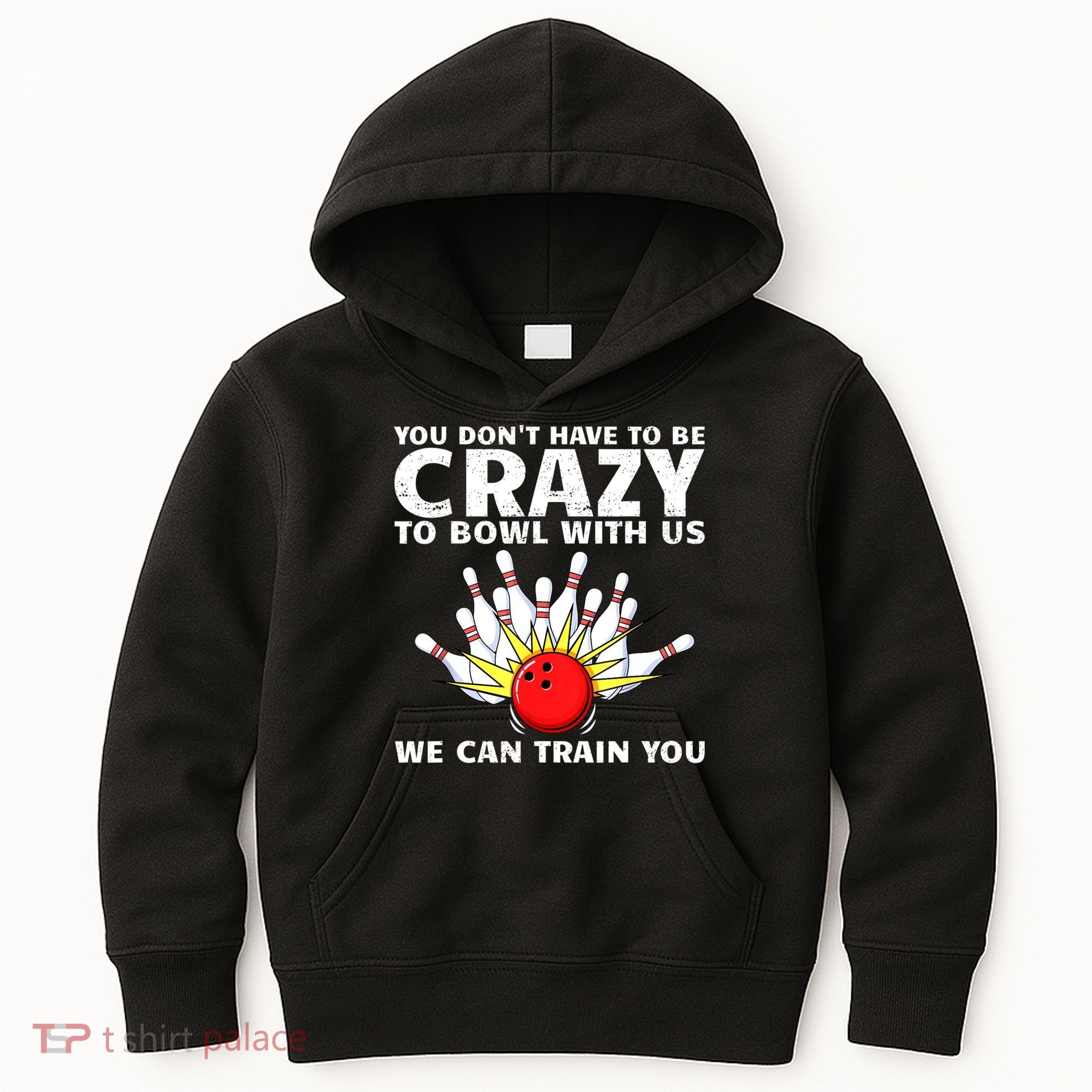 Funny Bowling For Women Bowler Team Bowling Target Spare Kids Hoodie