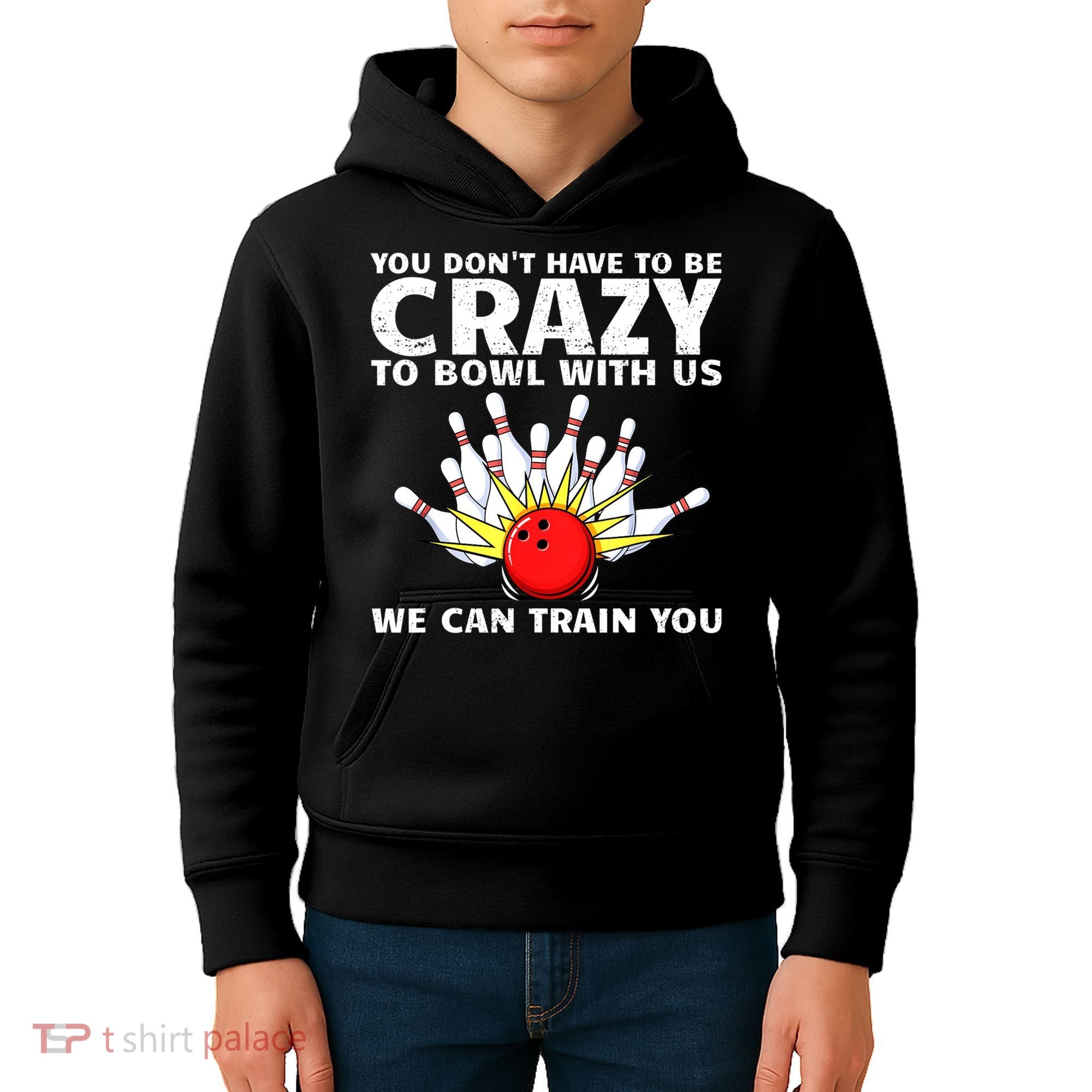Funny Bowling For Women Bowler Team Bowling Target Spare Kids Hoodie