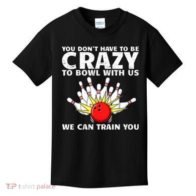 Funny Bowling For Women Bowler Team Bowling Target Spare Kids T-Shirt