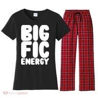 Funny Big Fic Energy Women's Flannel Pajama Set thumb 0