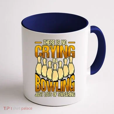 Funny Bowling Coffee Mug back