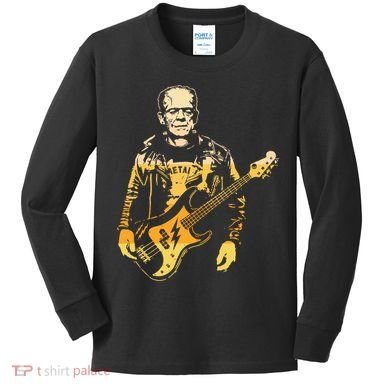 Frankenstein Bass Kids Long Sleeve Shirt