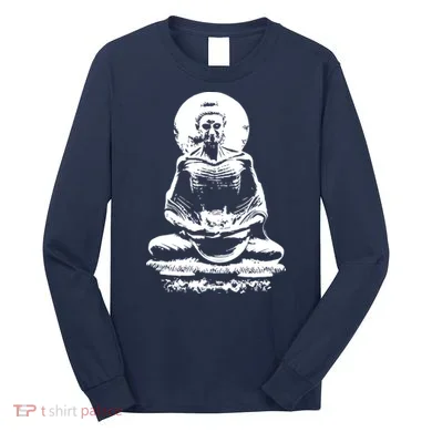 Fasting Buddha Long Sleeve Shirt