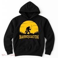 Funny Bassquatch Fishing Hoodie thumb 0