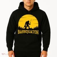 Funny Bassquatch Fishing Hoodie thumb 2
