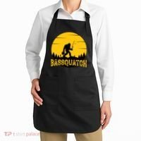 Funny Bassquatch Fishing Apron thumb 2