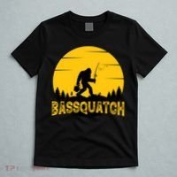 Funny Bassquatch Fishing T-Shirt thumb 5