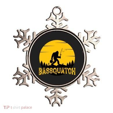 Funny Bassquatch Fishing Ornament