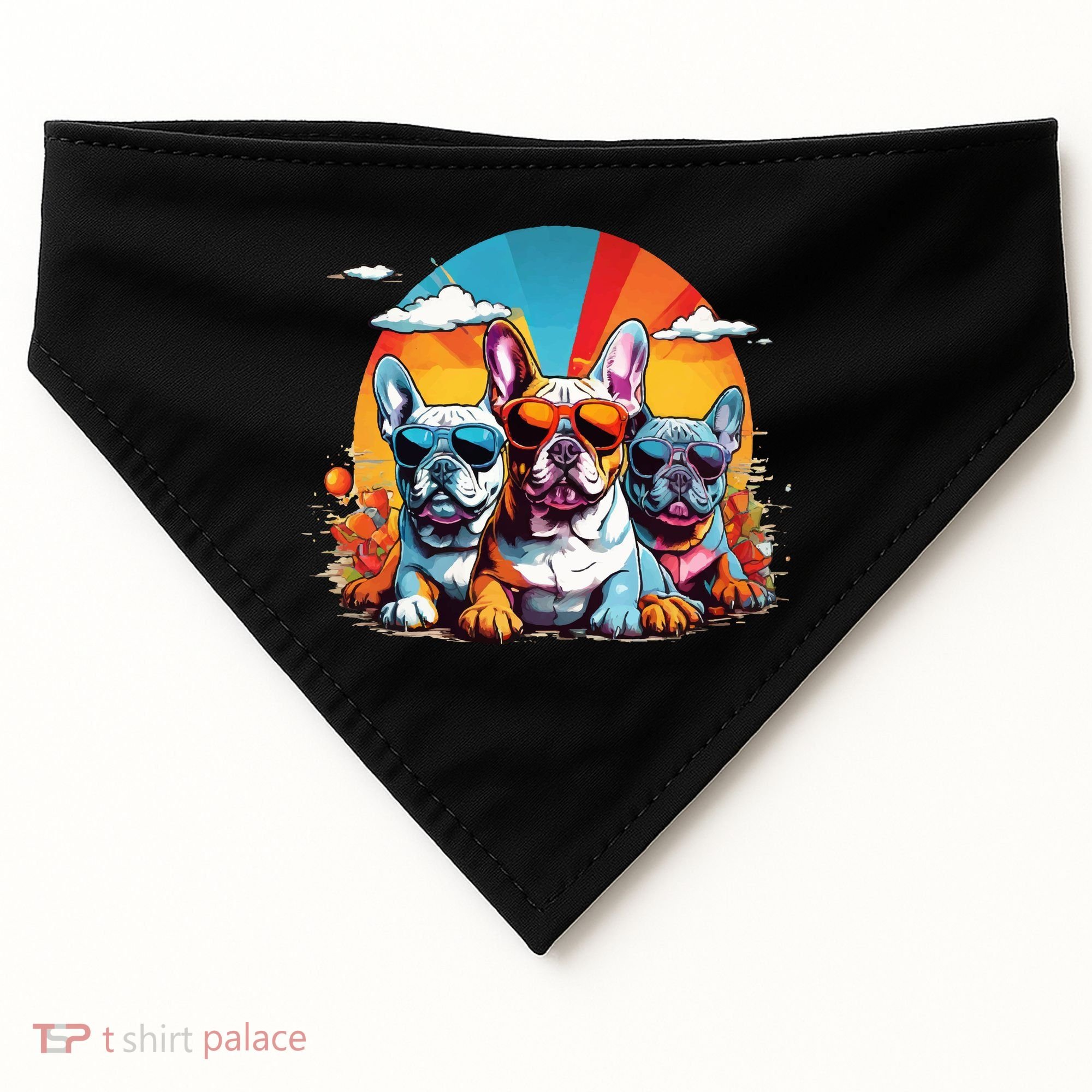 French Bulldog USA-Made Doggie Bandana
