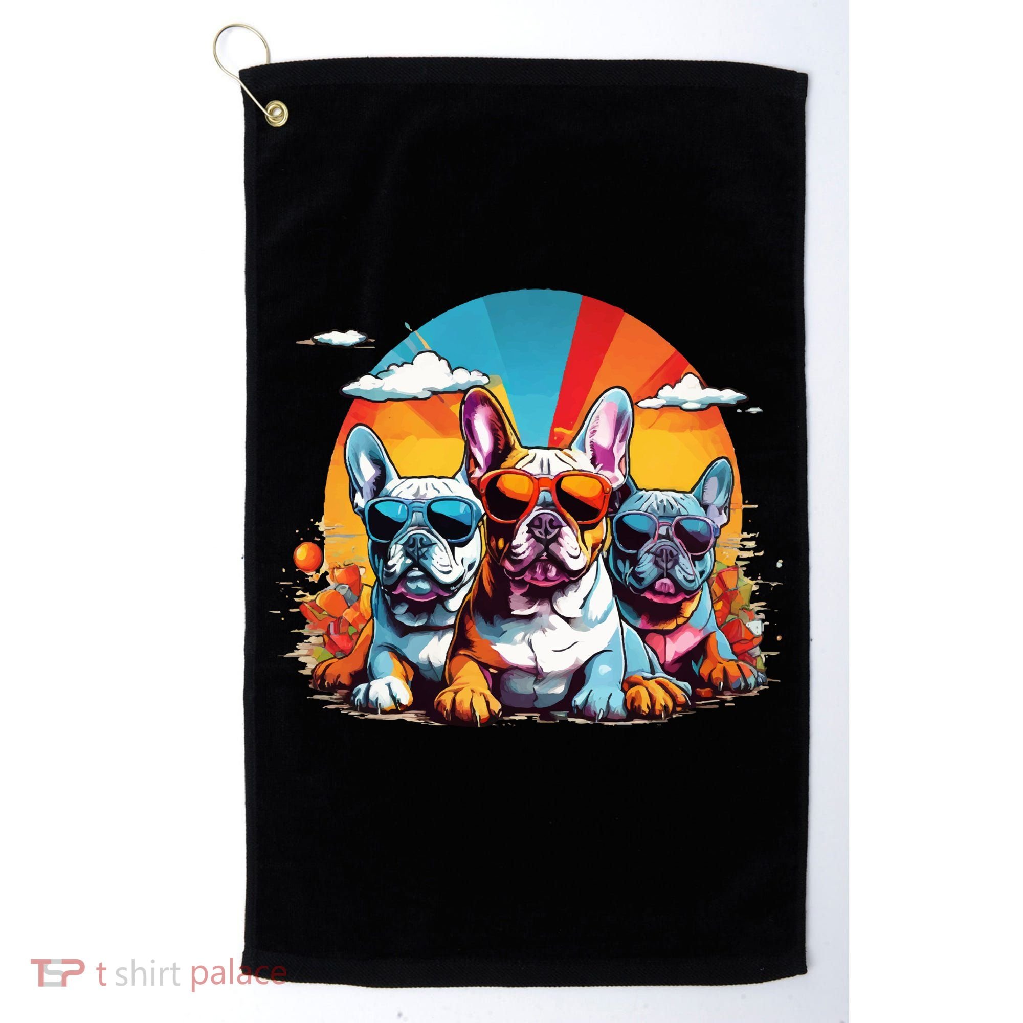 French Bulldog Golf Towel