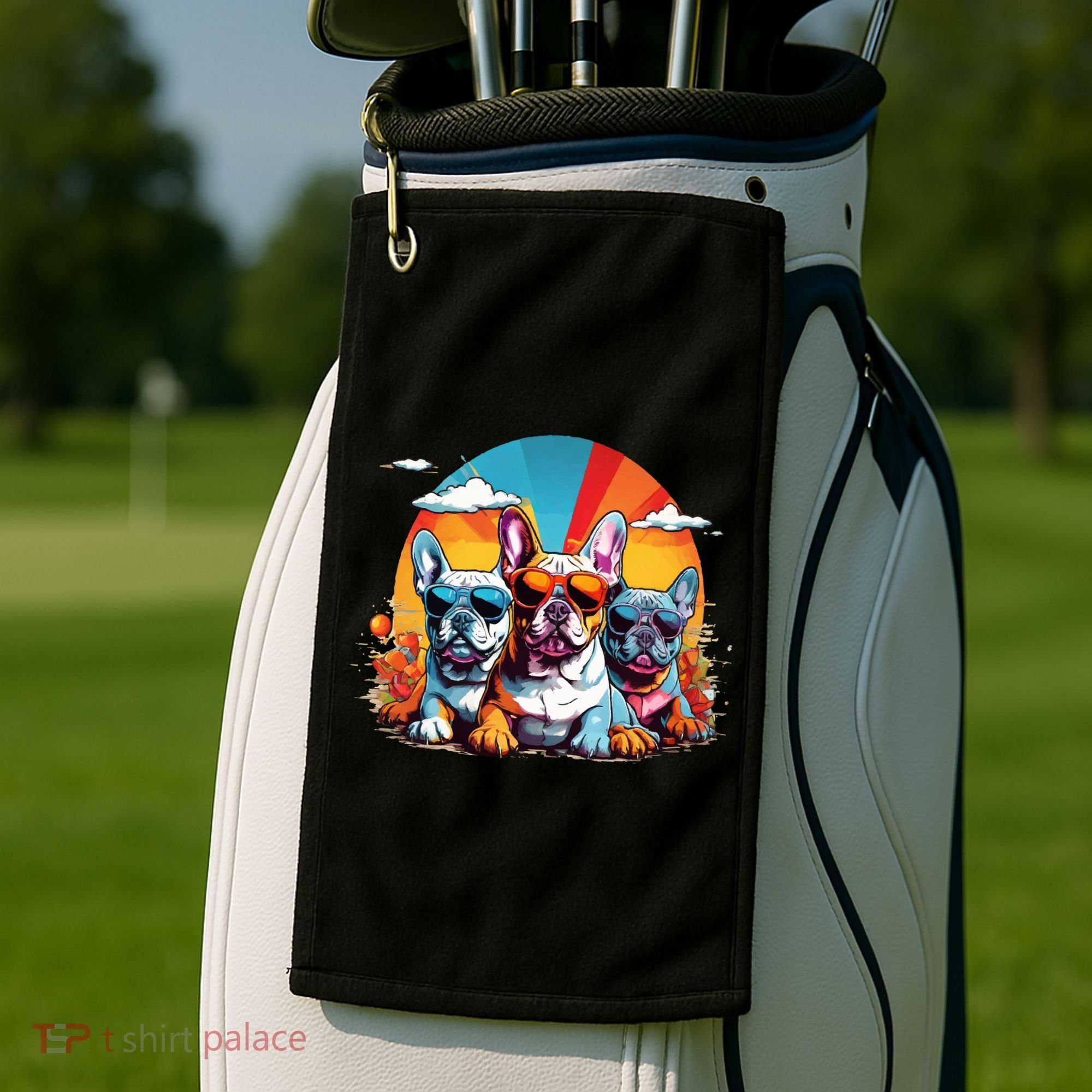 French Bulldog Golf Towel