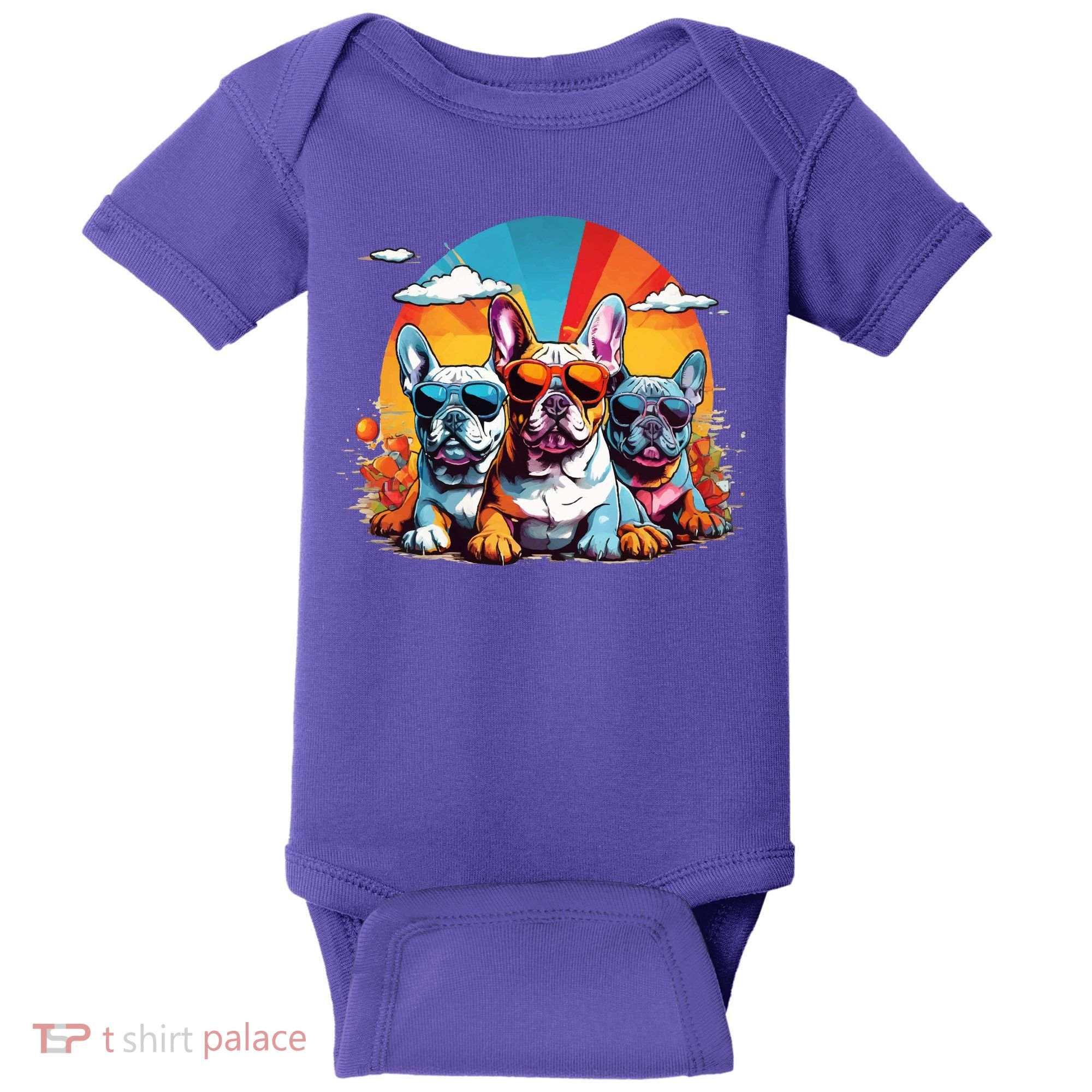 French Bulldog Baby Bodysuit
