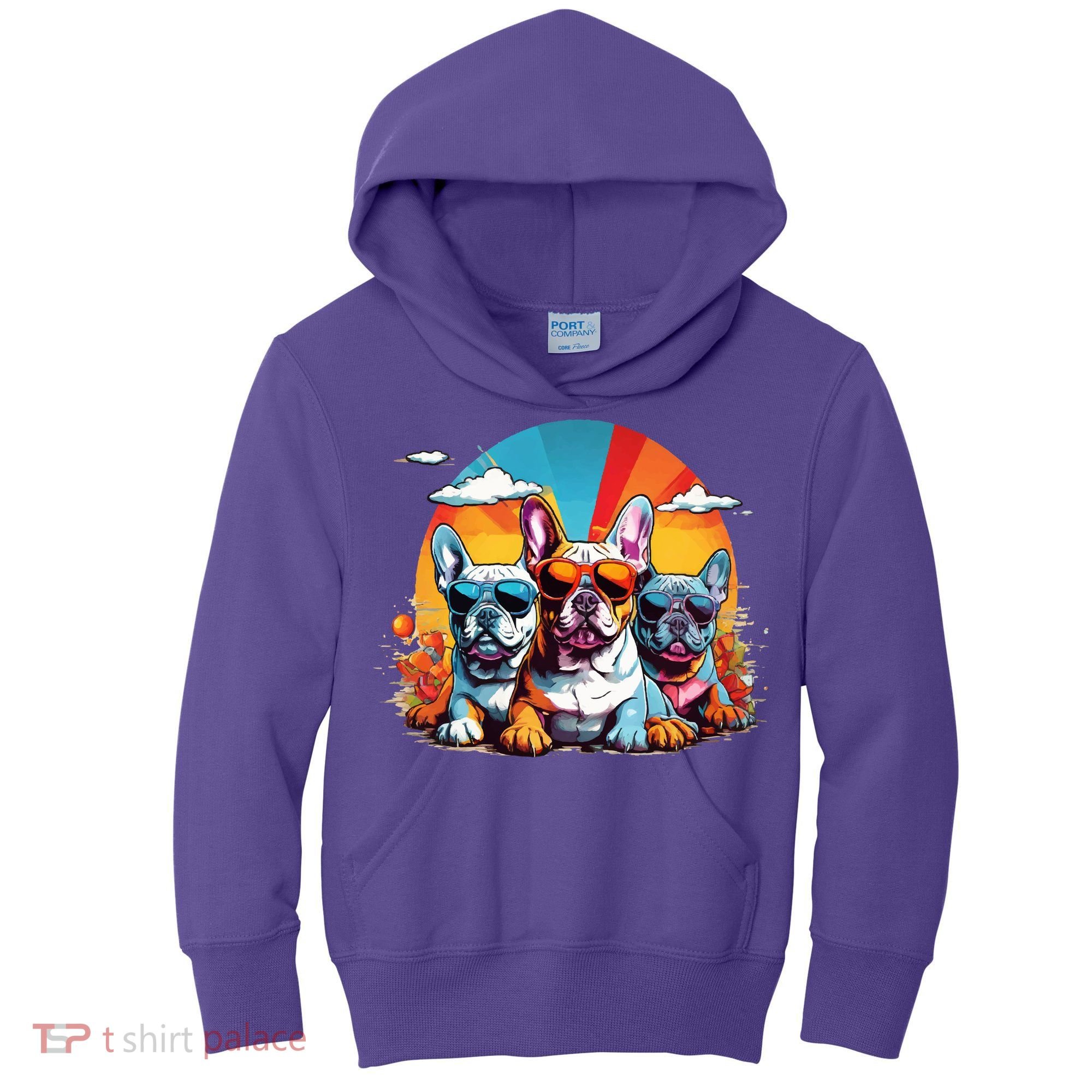 French Bulldog Kids Hoodie