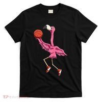 Flamingo Basketball Flamingo Playing Basketball Flamingo T-Shirt thumb 0