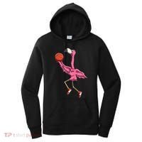 Flamingo Basketball Flamingo Playing Basketball Flamingo Women's Hoodie thumb 0