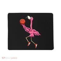 Flamingo Basketball Flamingo Playing Basketball Flamingo Mousepad thumb 0