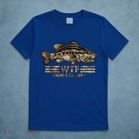 Funny Bass Fishing Camo Wtf Wheres The Fish Cool Gift T-Shirt thumb 5