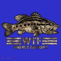 Funny Bass Fishing Camo Wtf Wheres The Fish Cool Gift Women's Tank Top thumb 5