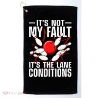 Funny Bowling For Women Bowler Team Bowling Lane Spare Golf Towel thumb 0