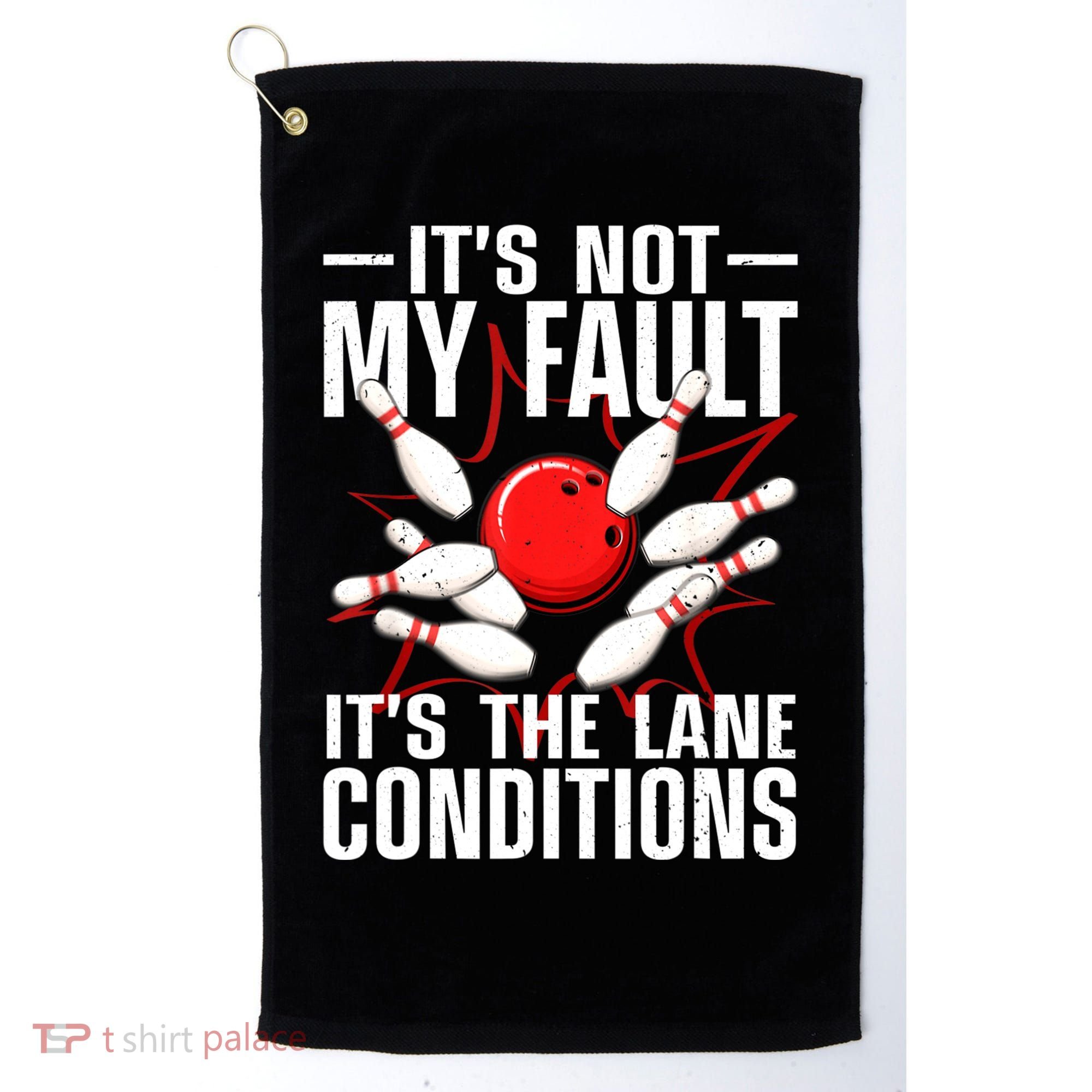 Funny Bowling For Women Bowler Team Bowling Lane Spare Golf Towel