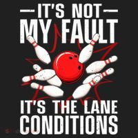 Funny Bowling For Women Bowler Team Bowling Lane Spare Golf Towel thumb 3