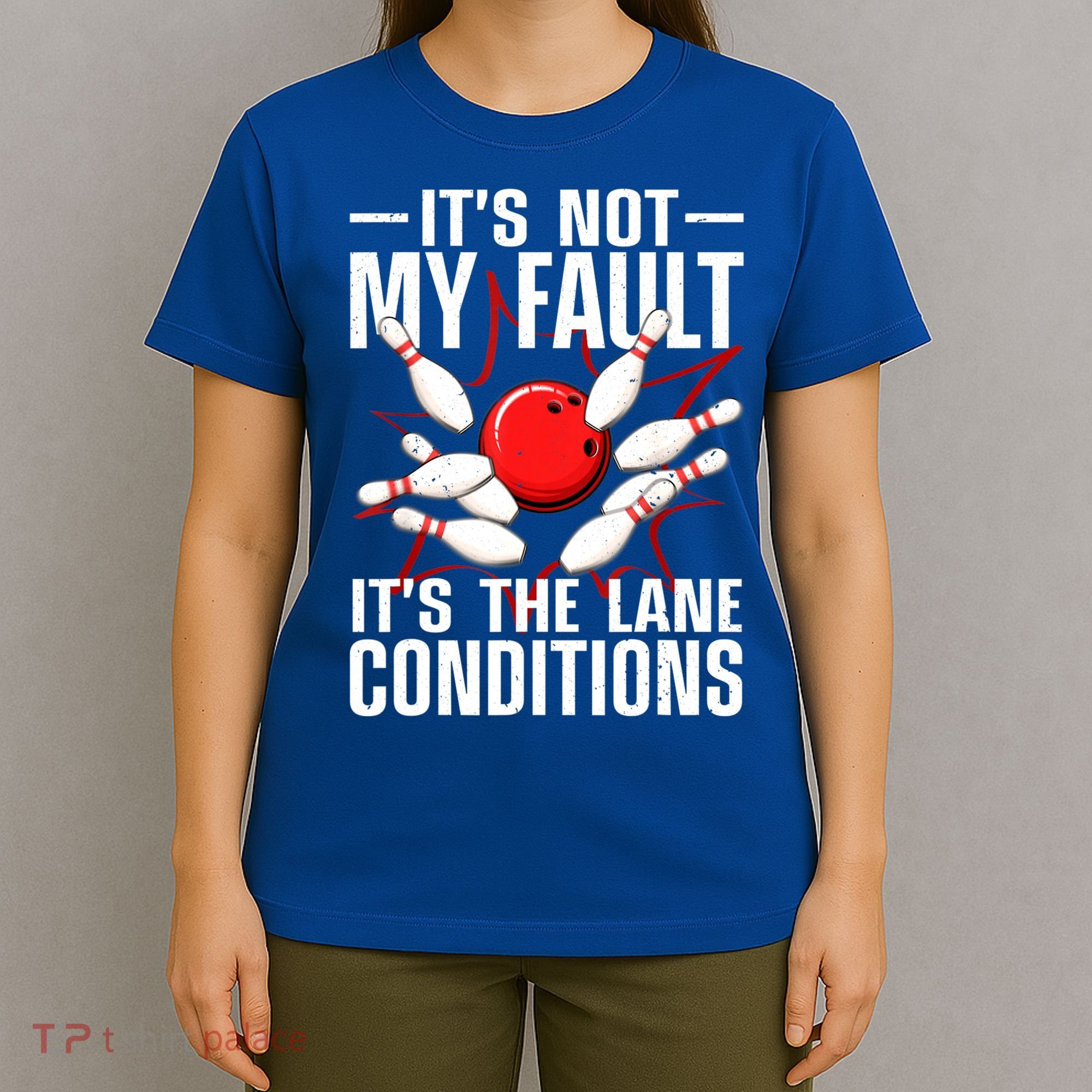 Funny Bowling For Women Bowler Team Bowling Lane Spare T-Shirt