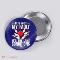 Funny Bowling For Women Bowler Team Bowling Lane Spare Button thumb 0