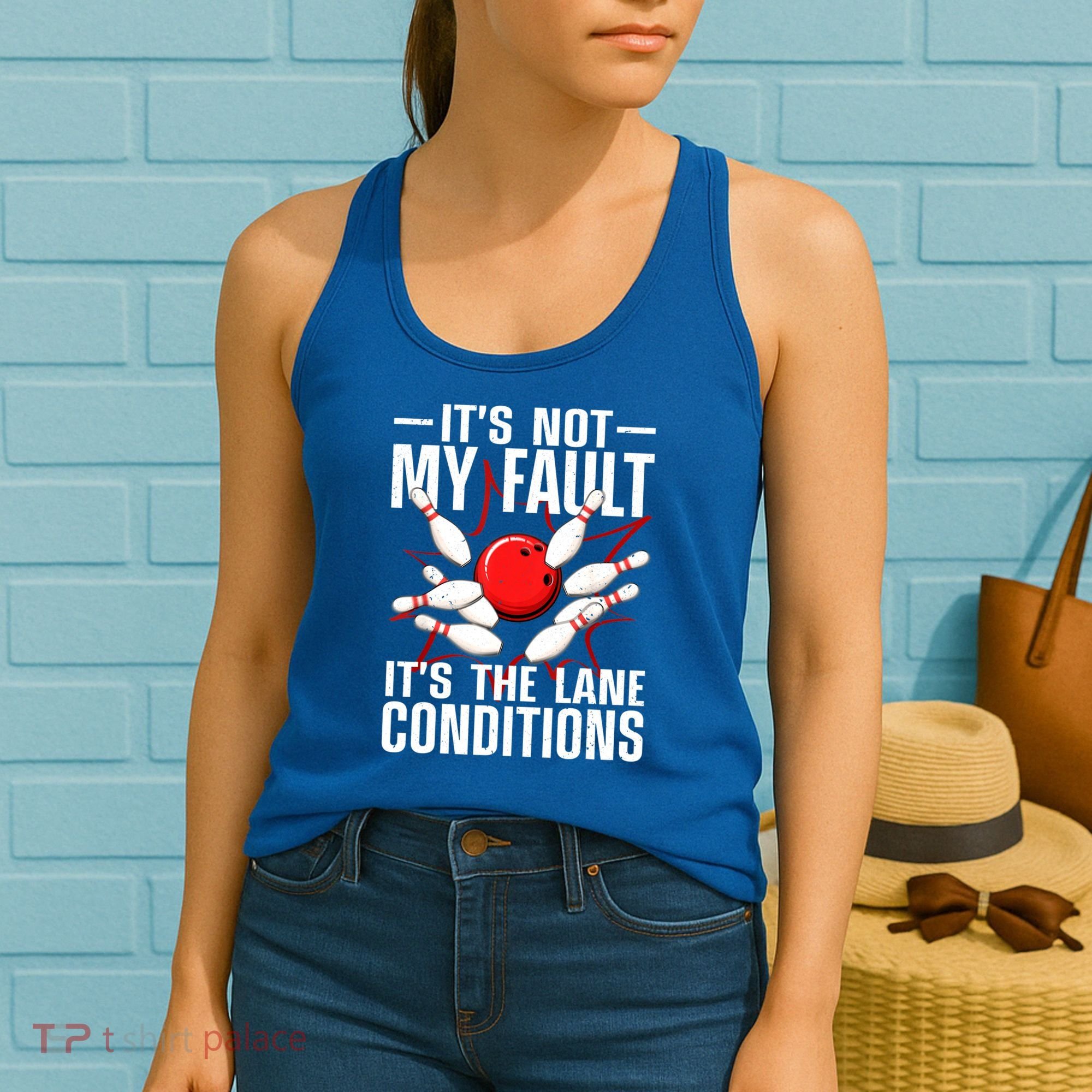 Funny Bowling For Women Bowler Team Bowling Lane Spare Women's Tank Top
