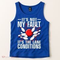 Funny Bowling For Women Bowler Team Bowling Lane Spare Tank Top thumb 2