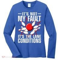 Funny Bowling For Women Bowler Team Bowling Lane Spare Women's Long Sleeve Shirt thumb 0