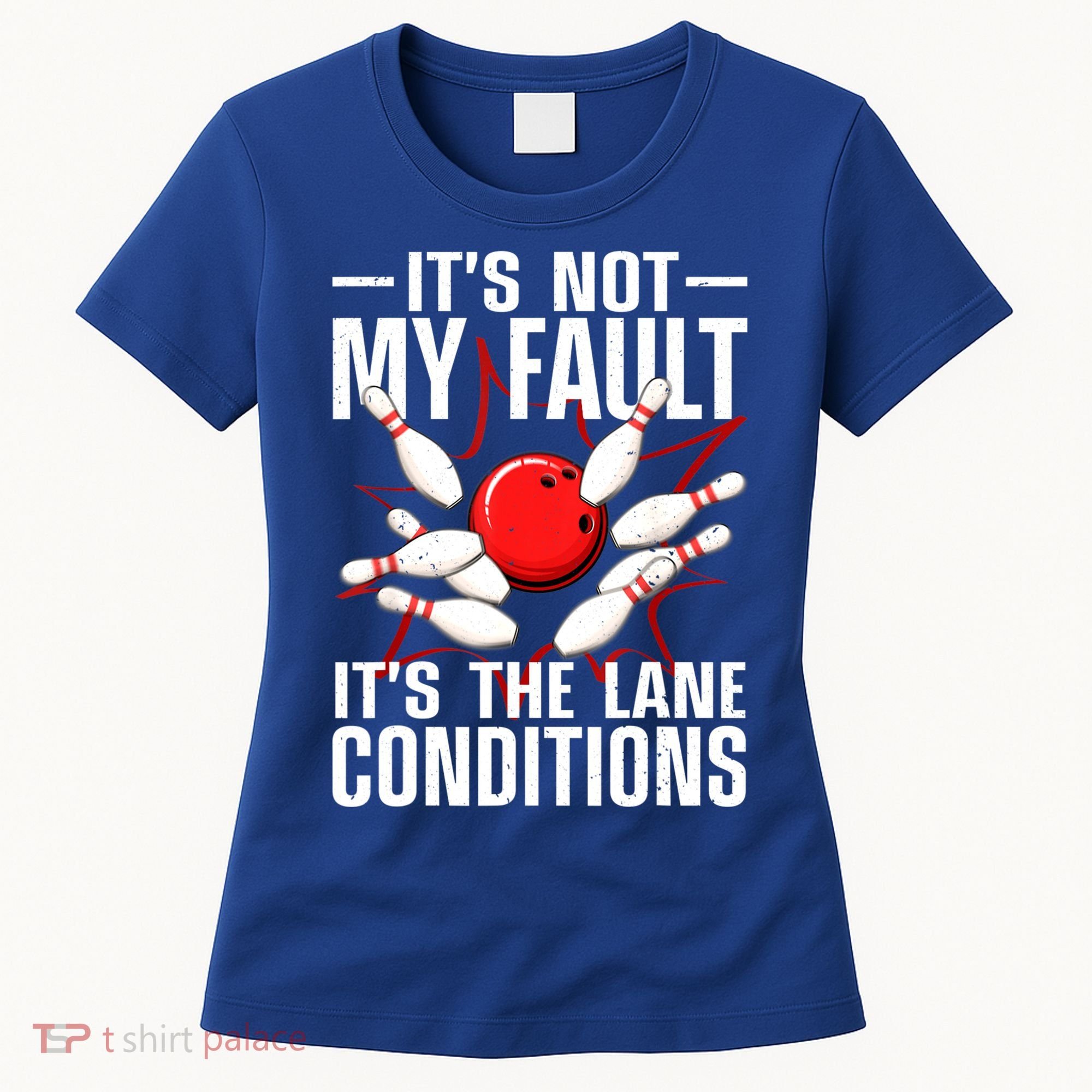 Funny Bowling For Women Bowler Team Bowling Lane Spare Women's T-Shirt