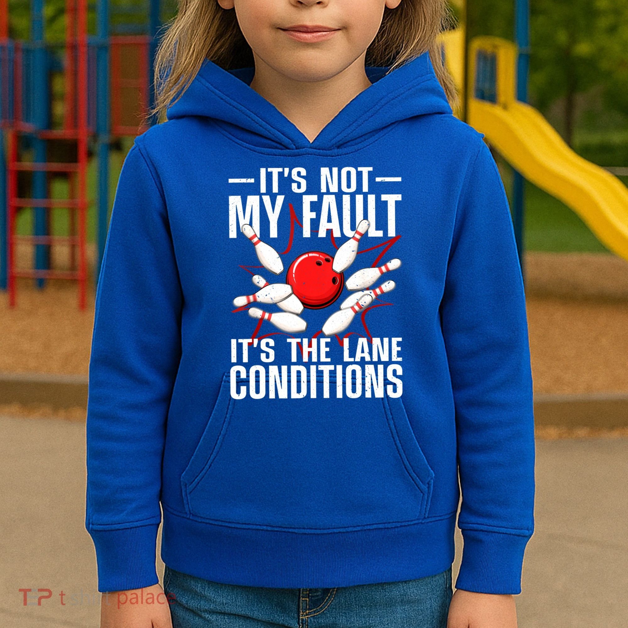 Funny Bowling For Women Bowler Team Bowling Lane Spare Kids Hoodie