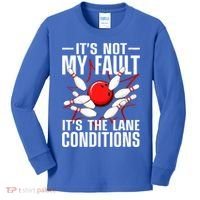 Funny Bowling For Women Bowler Team Bowling Lane Spare Kids Long Sleeve Shirt thumb 0