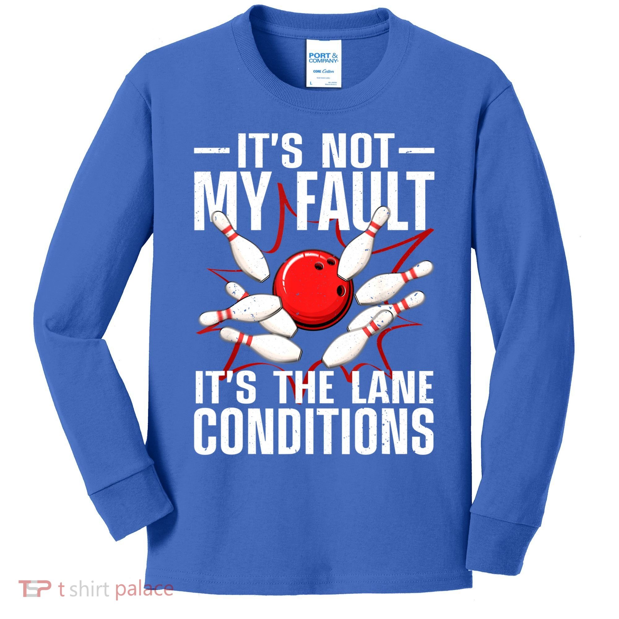 Funny Bowling For Women Bowler Team Bowling Lane Spare Kids Long Sleeve Shirt