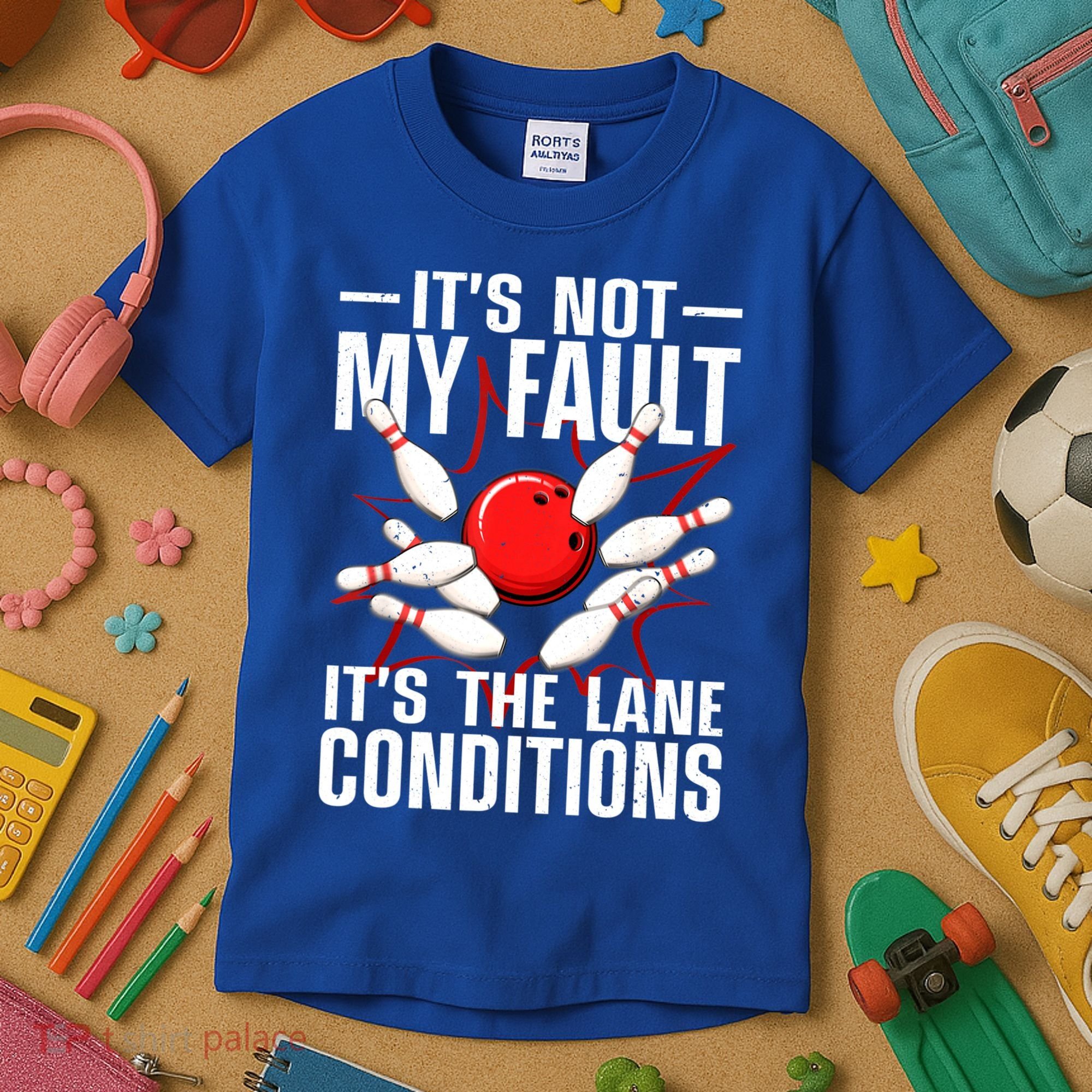 Funny Bowling For Women Bowler Team Bowling Lane Spare Kids T-Shirt