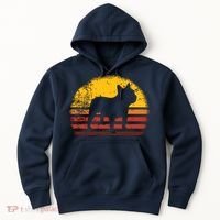 French Bulldog French Bulldog Retro Hoodie thumb 0
