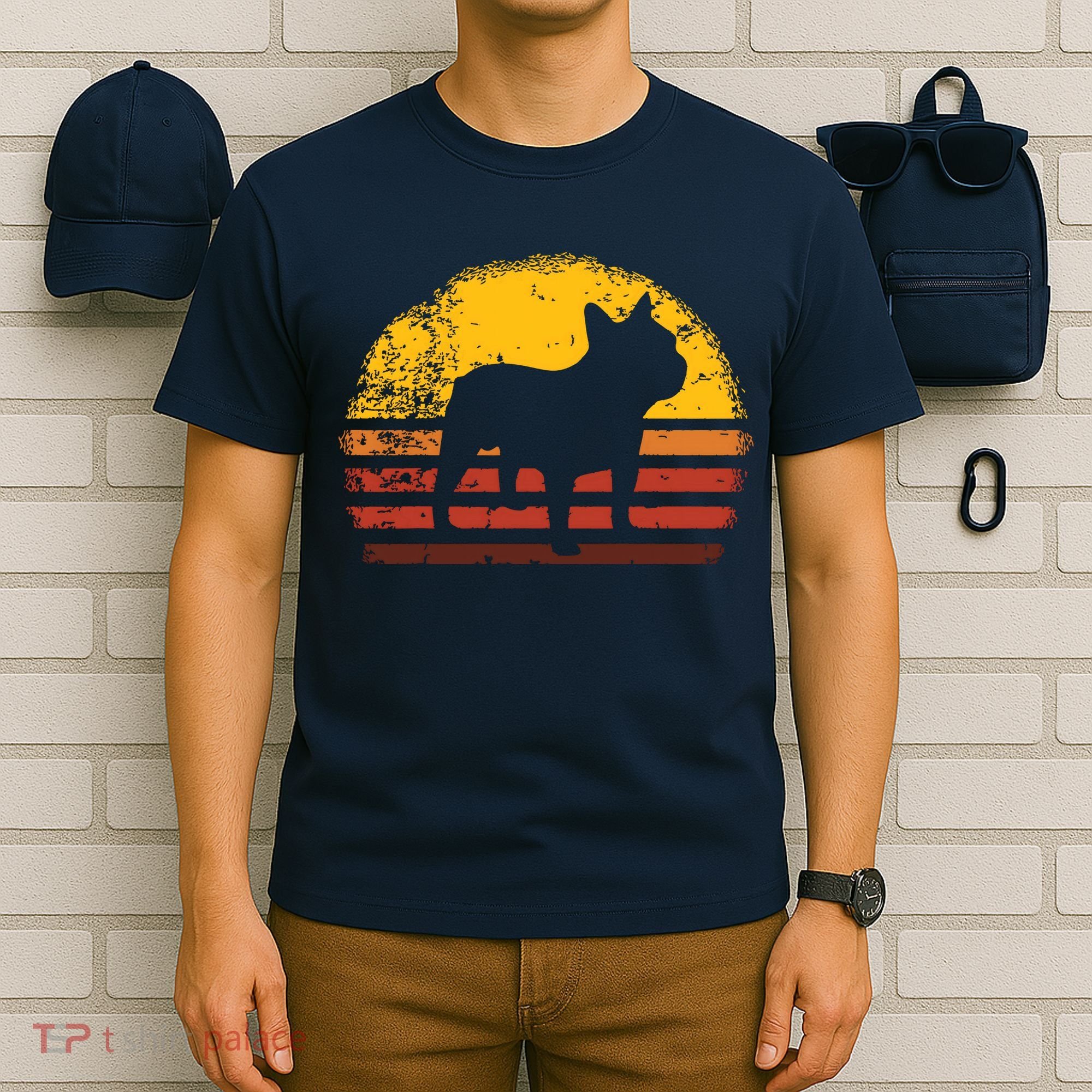 French Bulldog French Bulldog Retro T-Shirt