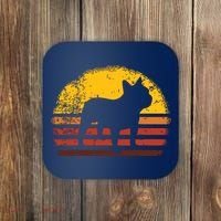 French Bulldog French Bulldog Retro Coaster thumb 0