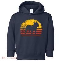 French Bulldog French Bulldog Retro Toddler Hoodie thumb 0
