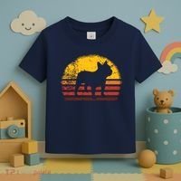 French Bulldog French Bulldog Retro Toddler T-Shirt thumb 3
