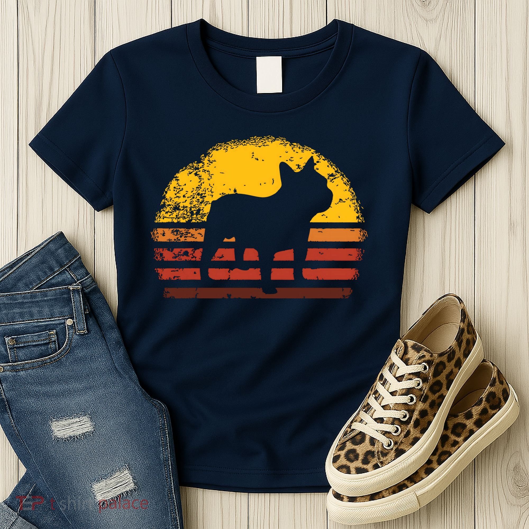 French Bulldog French Bulldog Retro Women's T-Shirt