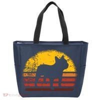 French Bulldog French Bulldog Retro Tote Bag thumb 0