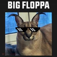 Funny Big Floppa Wearing Meme Sunglasses Bucket Hat thumb 4