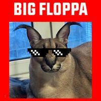 Funny Big Floppa Wearing Meme Sunglasses Toddler Hoodie thumb 2