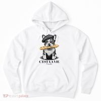 French Bulldog Frenchie Dog Lover Dad Dog Mom CEst La Vie Hoodie thumb 0